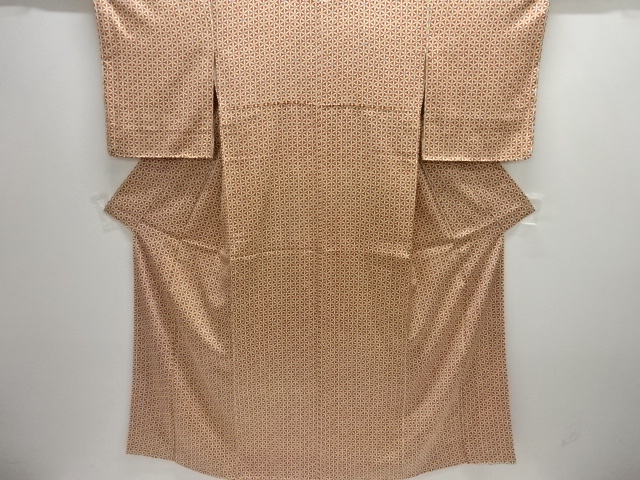 抽象花模様小紋着物