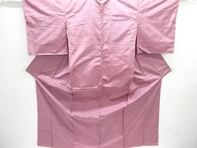 手織り節紬着物