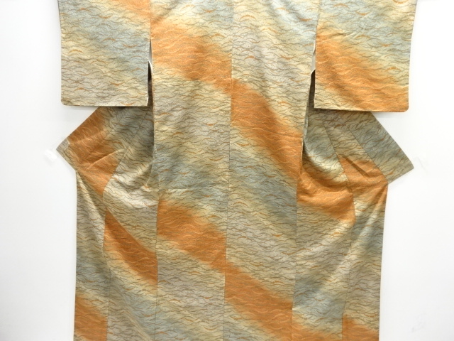 雪芝模様小紋着物