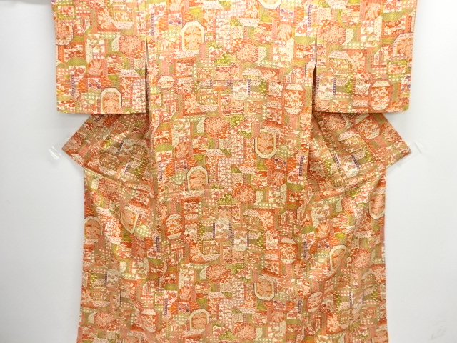 花古典柄小紋着物