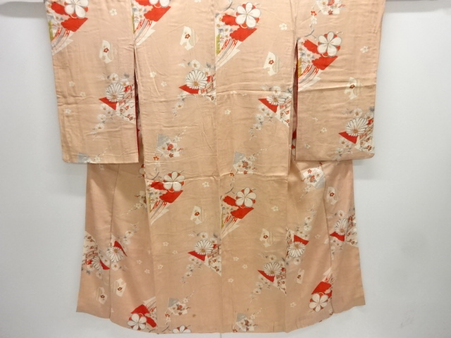 JAPANESE KIMONO / ANTIQUE KIMONO / KIKU & UME