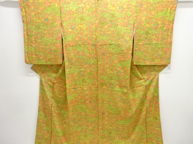 花古典柄小紋着物