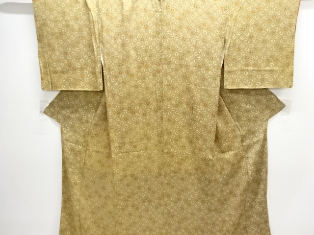 大正ロマン　錦紗花模様着物