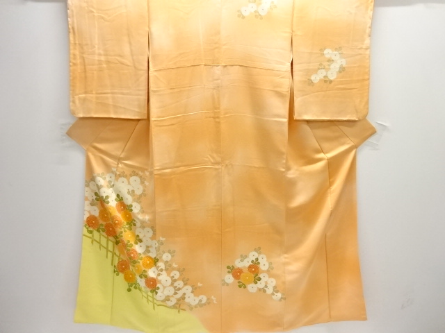 SALE!! JAPANESE KIMONO / HOMONGI / EMBROIDERY / KIKU