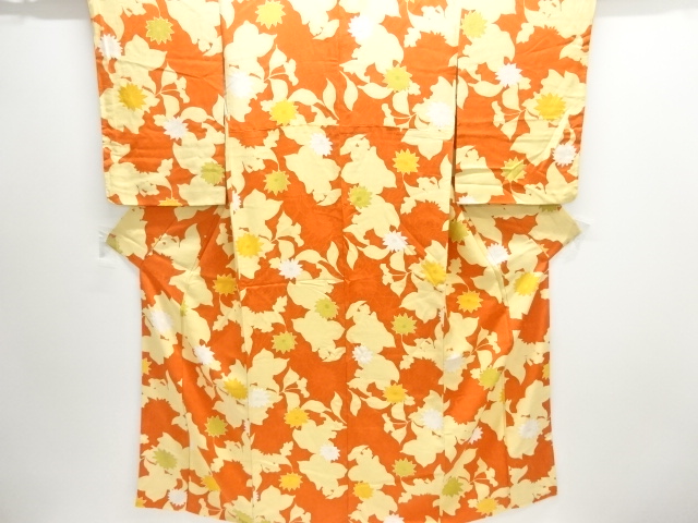 SALE!! JAPANESE KIMONO / KOMON / FLOWER