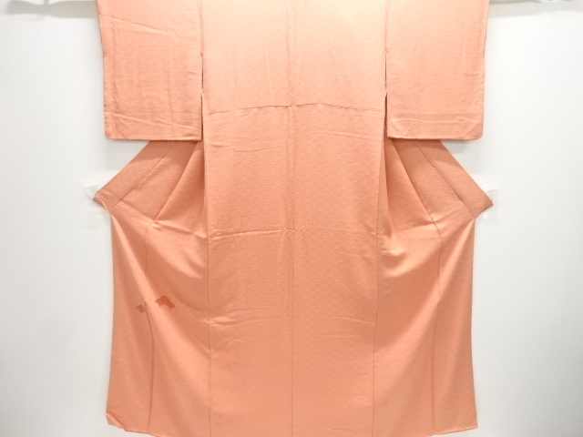 SALE!! JAPANESE KIMONO / TSUKESAGE IROMUJI / WOVEN SEIGAIHA