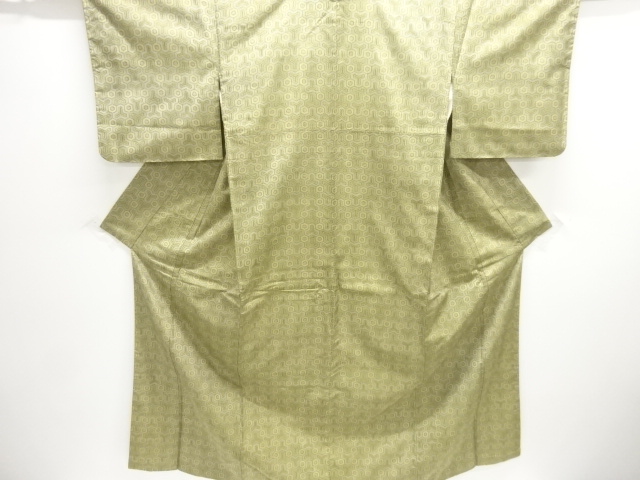 JAPANESE KIMONO / OMESHI KIMONO / SILK / NISHIJIN / WOVEN BISHAMON KIKKO