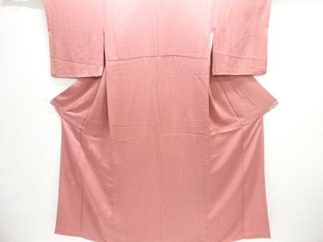 SALE!! JAPANESE KIMONO / TSUKESAGE IROMUJI / SILK / EMBROIDERY / FLOWERS