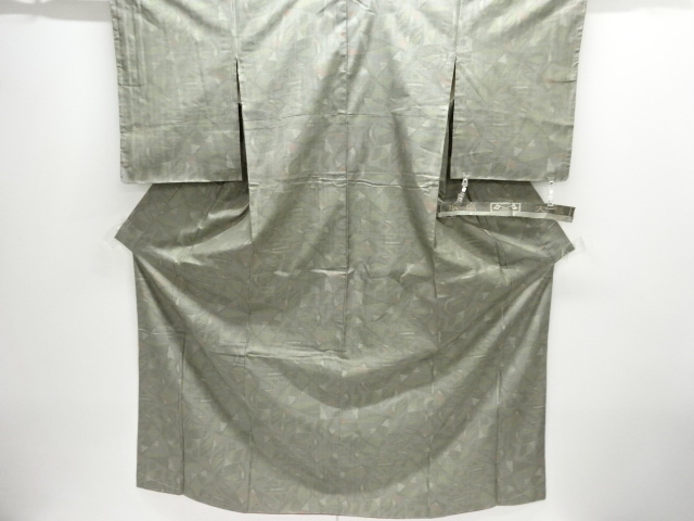 JAPANESE KIMONO / OSHIMA TSUMUGI / UNUSED / WOVEN ABSTRACT