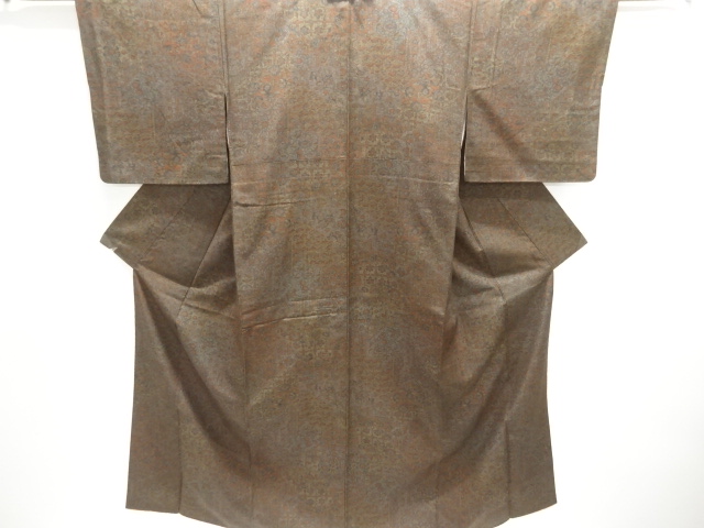 JAPANESE KIMONO / TSUMUGI / FLOWER SARASA