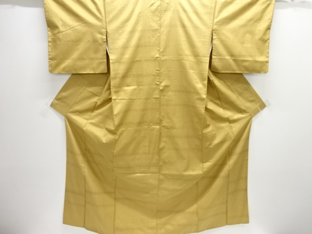 JAPANESE KIMONO / TSUMUGI / WOVEN ABSTRACT PATTERN 