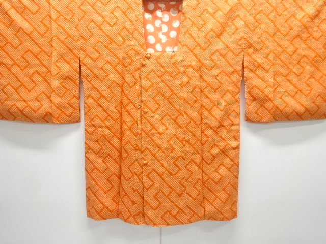 SALE!! JAPANESE MICHIYUKI COAT / ALL SHIBORI / GEOMETRIC