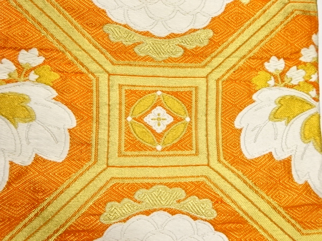 超爆安 リサイクル蜀江文に菊 桐模様織出し袋帯 袋帯 Jewelryhistorians Org