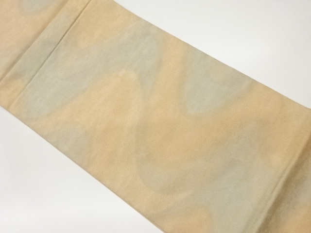 JAPANESE KIMONO / VINTAGE FUKURO OBI / WOVEN WAVY STRIPE