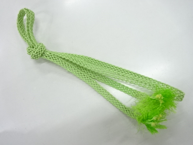 リサイクル 正絹 夏用手組み帯締め：リサイクル・アンティーク着物のシンエイ