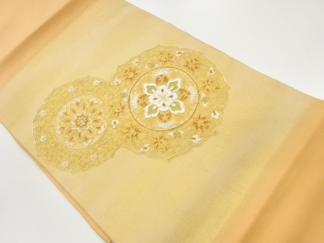 SALE!! JAPANESE NAGOYA OBI / EMBROIDERY / FLOWER CREST