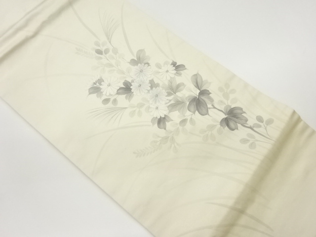 SALE!! JAPANESE NAGOYA OBI / EMBROIDERY / FLORAL PLANTS