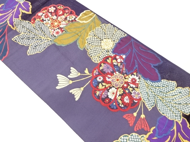SALE!! JAPANESE FUKURO OBI / WOVEN KIKU