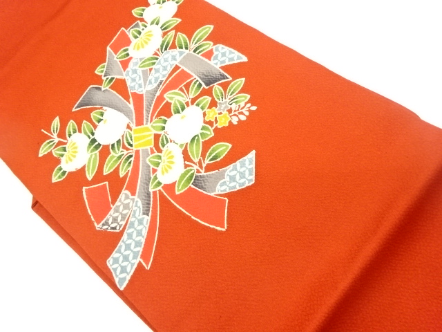 SALE!! JAPANESE NAGOYA OBI / FLORAL PLANTS