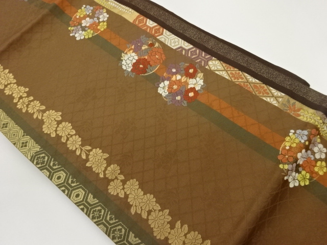 SALE!! JAPANESE NAGOYA OBI / WOVEN CLASSICAL PATTERN