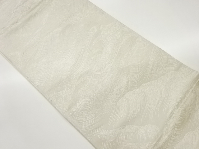 SALE!! JAPANESE FUKURO OBI / WOVEN ROUGH WAVE