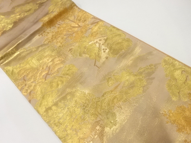 JAPANESE FUKURO OBI / SCENERY