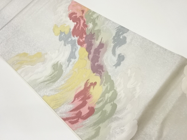 JAPANESE FUKURO OBI / WOVEN CLOUD