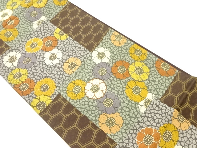 JAPANESE FUKURO OBI / WOVEN SAKURA