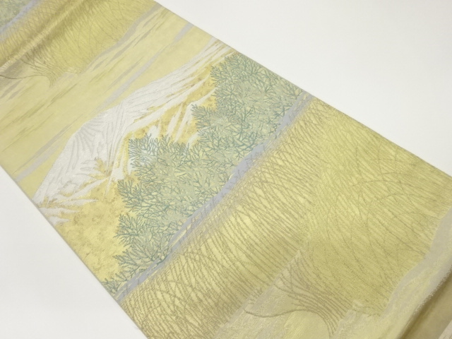 JAPANESE FUKURO OBI / WOVEN PLANT DYES