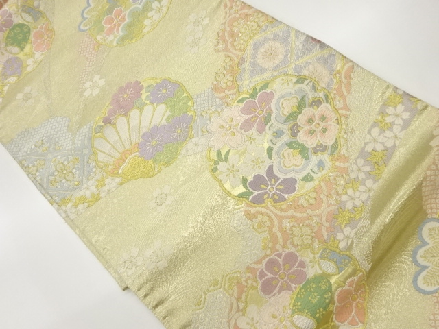 JAPANESE FUKURO OBI / WOVEN SAKURA
