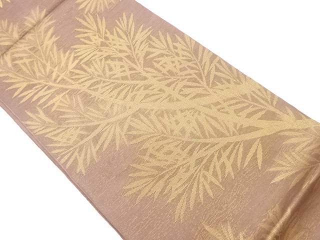 JAPANESE FUKURO OBI FOR SUMMER / WOVEN PLANTS