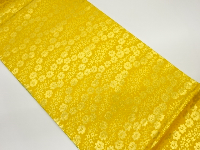JAPANESE FUKURO OBI / REVERSIBLE / WOVEN FLOWERS
