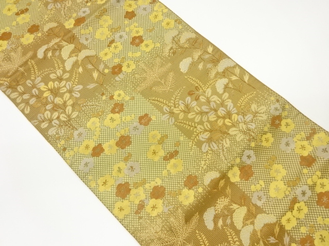SALE!! JAPANESE NAGOYA OBI / WOVEN CHECKERED