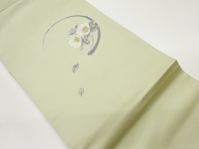 SALE!! JAPANESE NAGOYA OBI / WOVEN FLOWER