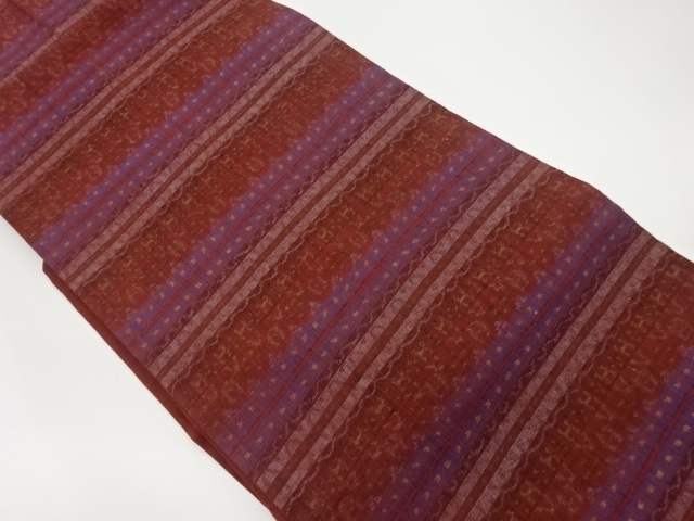 SALE!! JAPANESE NAGOYA OBI / TSUMUGI / WOVEN STRIPE