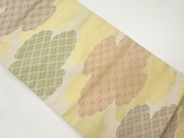 SALE!! JAPANESE NAGOYA OBI / WOVEN RHOMBUS