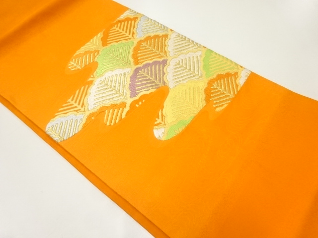 JAPANESE NAGOYA OBI / WOVEN PINE SEIGAIHA