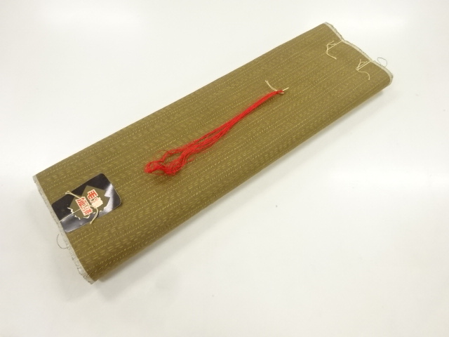 SALE!! JAPANESE KIMONO / ANTIQUE BOLT FOR KIMONO / COTTON / TANZEN / WOVEN STRIPE