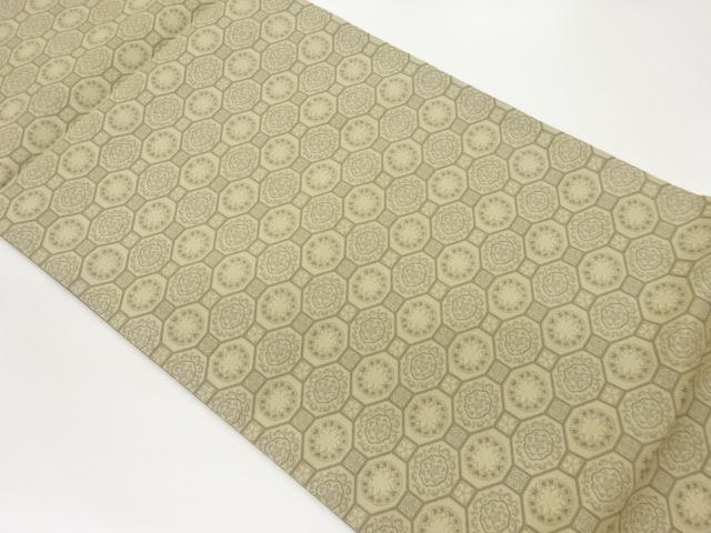 SALE!! JAPANESE FUKURO OBI / WOVEN FLOWER CREST