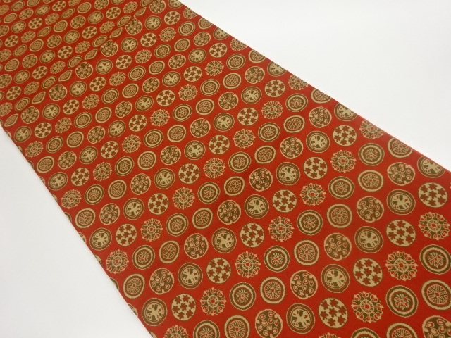SALE!! JAPANESE FUKURO OBI / WOVEN FLOWER