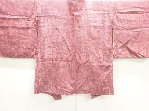 ★中古★ 1円 正絹 錦紗縮緬 アンティーク 大正浪漫 花立涌 蝶 七五三 袷 着物 女児 身丈143cm 裄62cm ◆逸品◆【夢職】 ☆良品☆ 1円 正絹 錦紗縮緬 紅絹 アンティーク 大正浪漫 四季草花