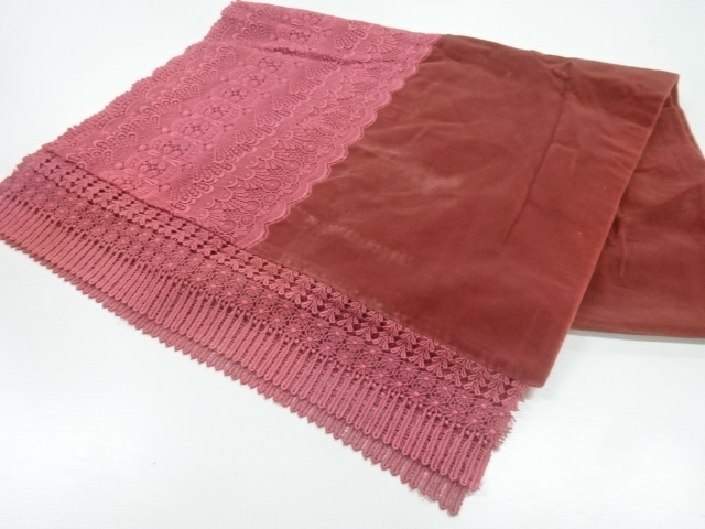 JAPANESE SHAWL / VELVET / LACE / FLOWER