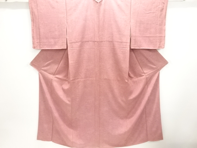 雲取りに草花模様江戸小紋着物