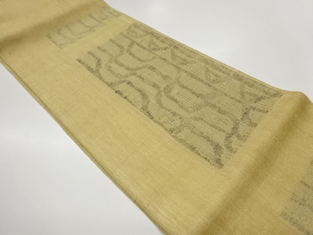 SALE!! JAPANESE FUKURO OBI FOR SUMMER / KIN-TOSHI / WOVEN ABSTRACT