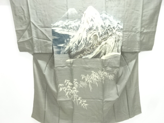 SALE!! JAPANESE KIMONO / ANTIQUE MENS JUBAN / SILK / DAIMYOU PROCESSION