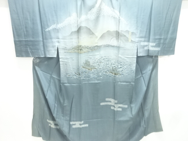 SALE!! JAPANESE KIMONO / ANTIQUE MENS JUBAN / SILK / SHIBORI / 