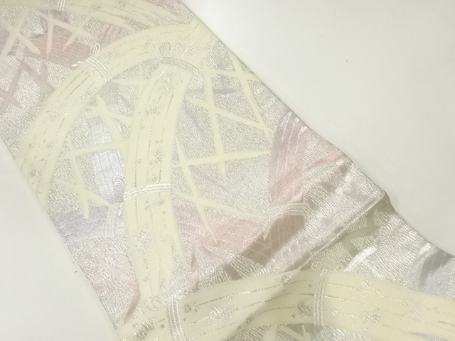 JAPANESE FUKURO OBI / WOVEN FENCE PATTERN