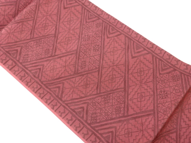 JAPANESE FUKURO OBI / MATELASSE / WOVEN RHOMBUS