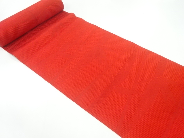 SALE!! JAPANESE KIMONO / ANTIQUE BOLT FOR HASSUN OBI / WOVEN BAMBOO GRASS
