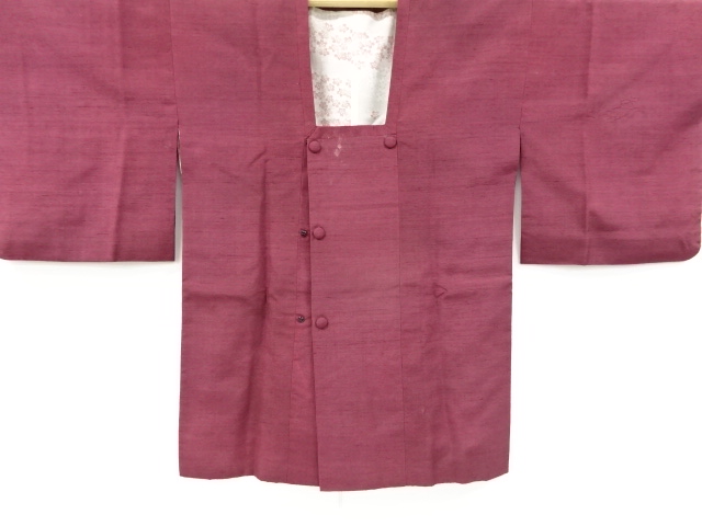 SALE!! JAPANESE KIMONO / ANTIQUE MICHIYUKI COAT / SILK / TSUMUGI / WOVEN HOUSE
